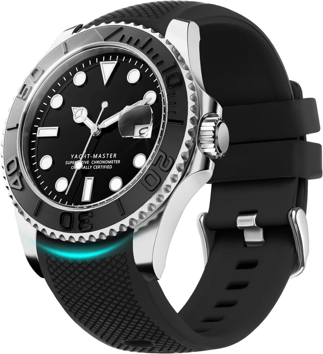 Fullmosa 20mm Silicone Watch Band No Gaps for Samsung Galaxy Garmin
