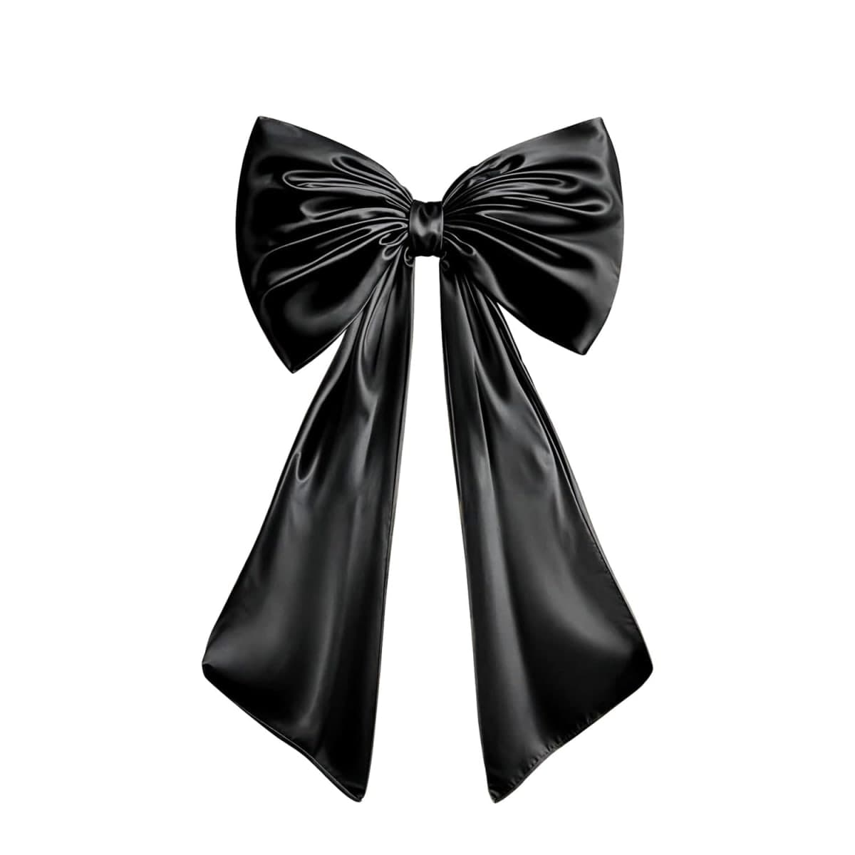 ZUOKEMY Large Bow Party Backdrop, Wall and Door Decorations for Birthday, Wedding, Bridal Shower, Coquette Theme (Black)