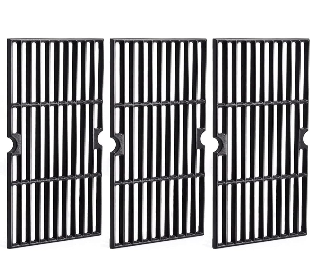 JCLMER Cast Iron Grill Grates Replacement for Charbroil Advantage 4 Burner