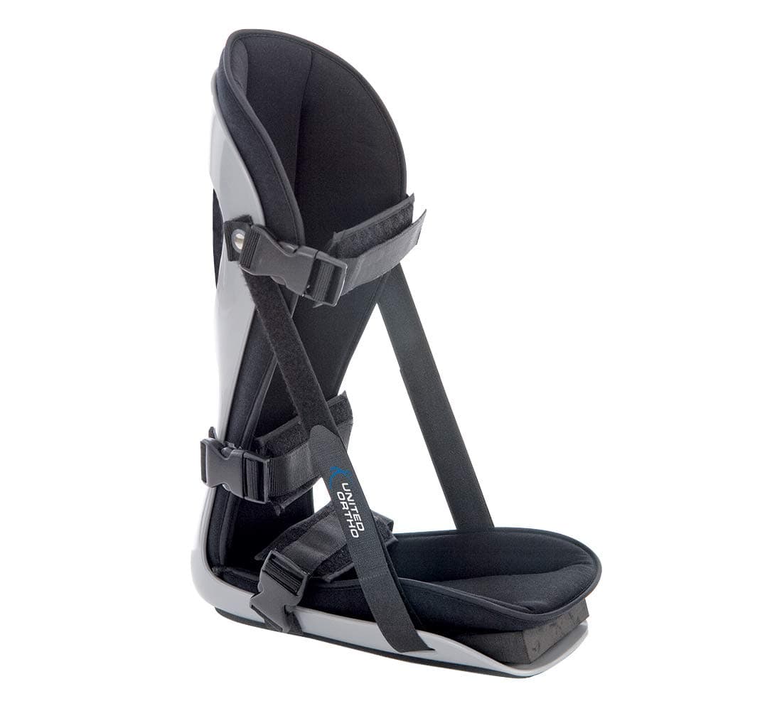 United Ortho Plantar Fasciitis Night Splint, Medium, Black